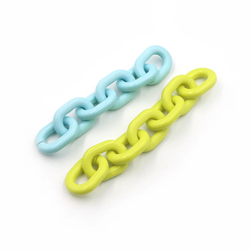Catena di sacchetti color limone blu irione
