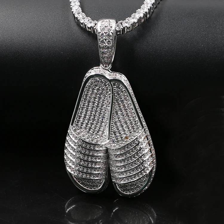 Slifors Stile hip hop ciondolo zircone