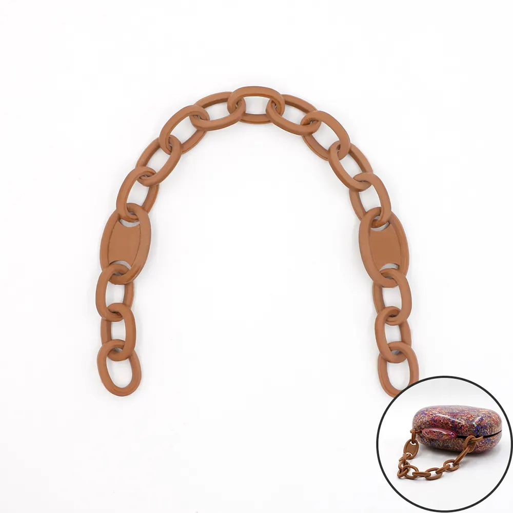 Catena di lamiera acetata di geometria acetata di colore irregolare solido